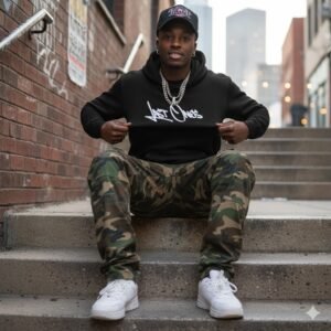 Last Ones White Logo Heavyweight Hoodie